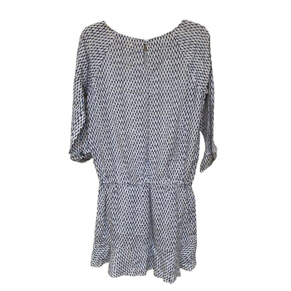 Soft JOIE Casual Elastic Waist Mini Dress 3/4 Sleeves Ruffle Hem Anthropologie - Picture 2 of 7